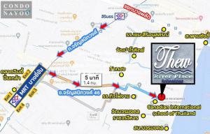 ให้เช่าคอนโด “ทิว ริเวอร์ เพลส จรัญ 46 (Thew River Place Charan 46)” MRT บางยี่ขัน (ชั้น 20, 100.19 ตร.ม. 2 น 2 น้ำ), ราคา 28,000 บาท/เดือน  ภาพที่ 2