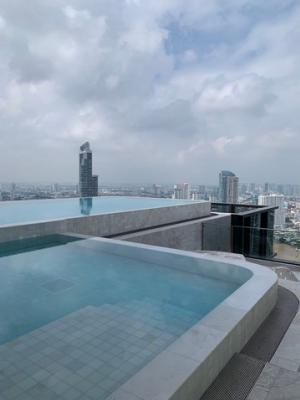 Condo for rent Rhythm Charoenkrung Pavillion 98.8 ตรม 2 ห้องนอน 2 ห้องน้ำ 1 ห้องนั่งเล่นขนาดใหญ่ ตึกตรงข้าม Shrewberry  ภาพที่ 8